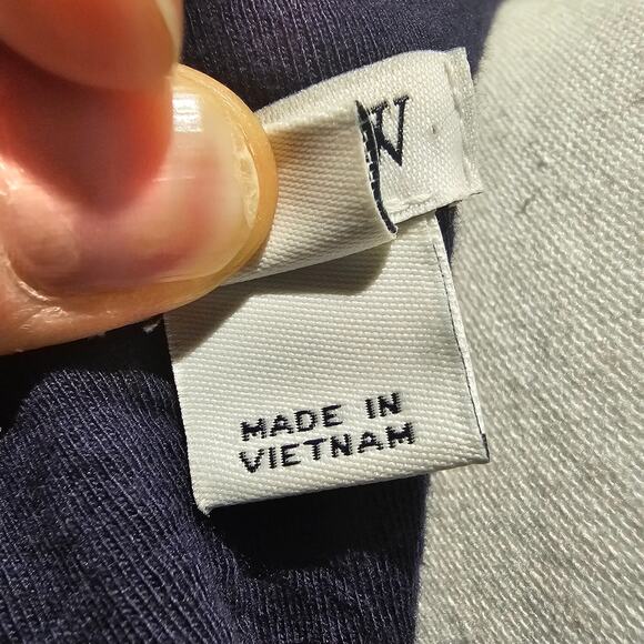 J.Crew Dress Medium Navy Ruffled Bell Sleeve Shift Sheath Classic Work Cocktail - Picture 11 of 11